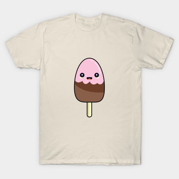 Cute Kawaii Icecream T-Shirt by Cute Pets Stickers